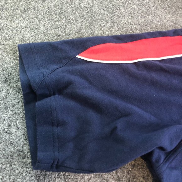 Umbro Polo Shirt Mens Extra Large Blue 90s Manchester United Soccer Vintage - Picture 2 of 10